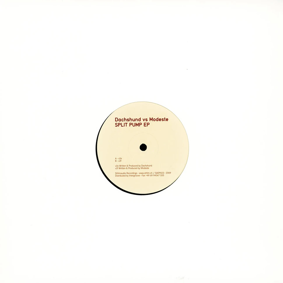 Dachshund Vs Modeste - Split Pump EP