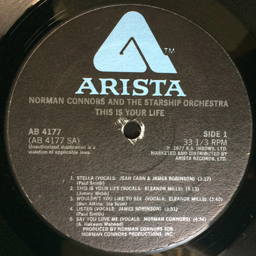 Norman Connors - This Is Your Life