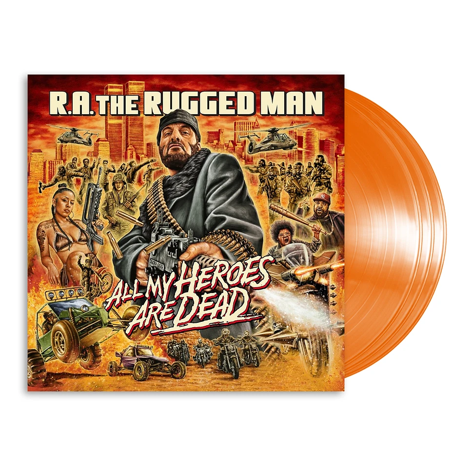 R.A. The Rugged Man - All My Heroes Are Dead HHV Exclusive Opaque Orange Edition