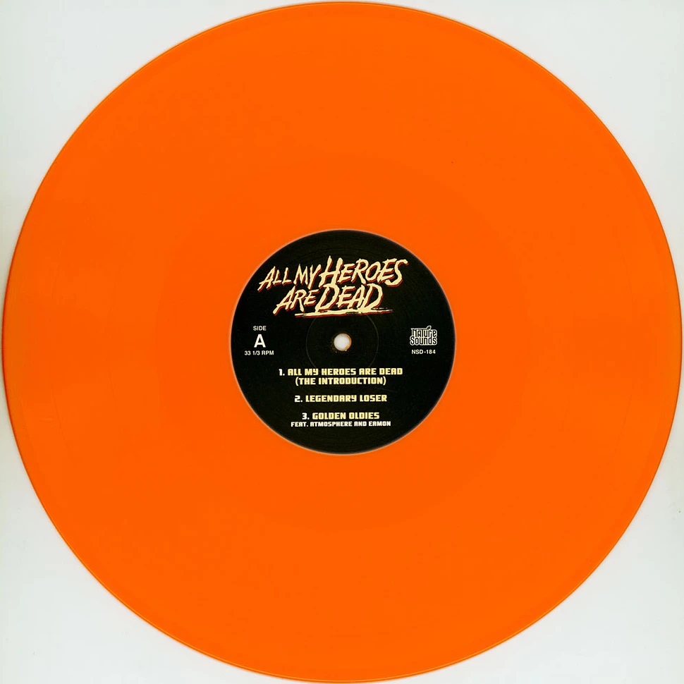 R.A. The Rugged Man - All My Heroes Are Dead HHV Exclusive Opaque Orange Edition