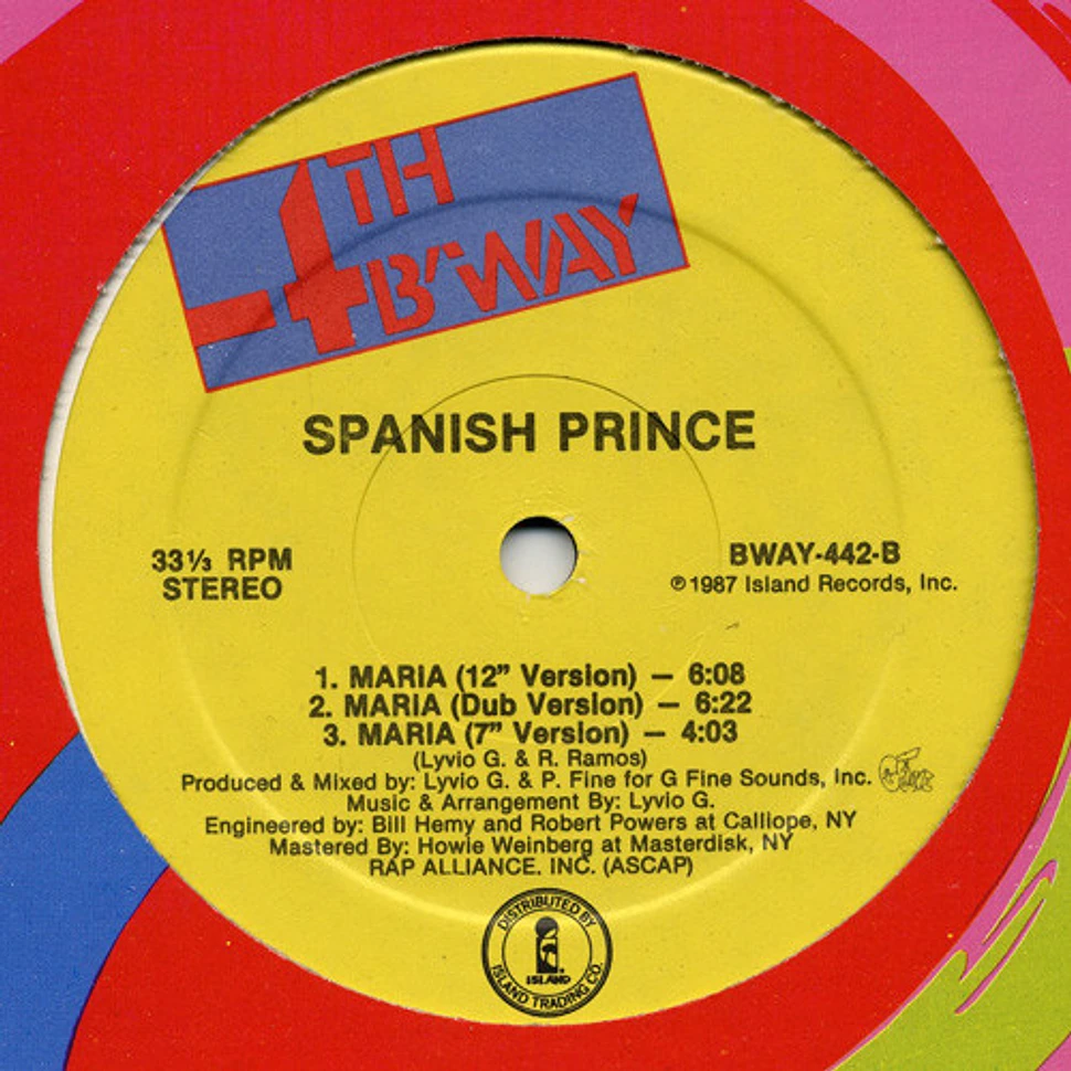 Spanish Prince - Dance, Everybody, Dance / Maria