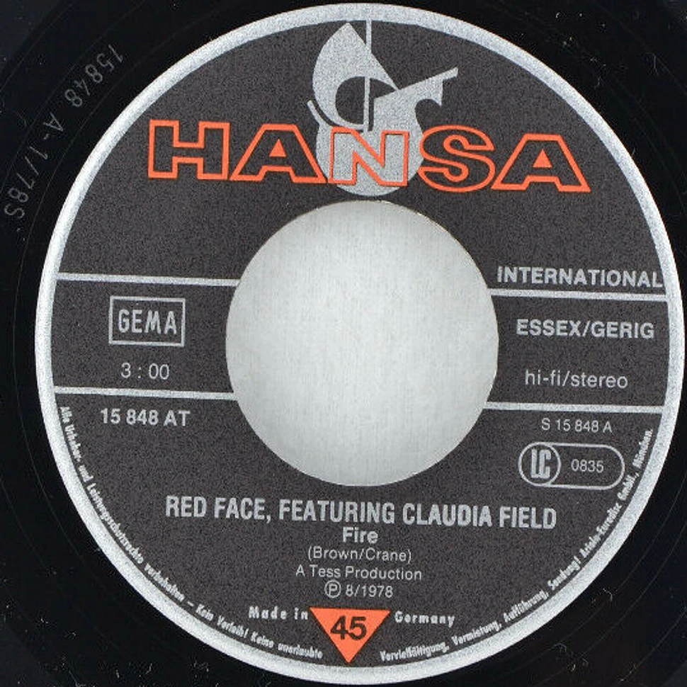 Red Face featuring Claudia Field - Fire