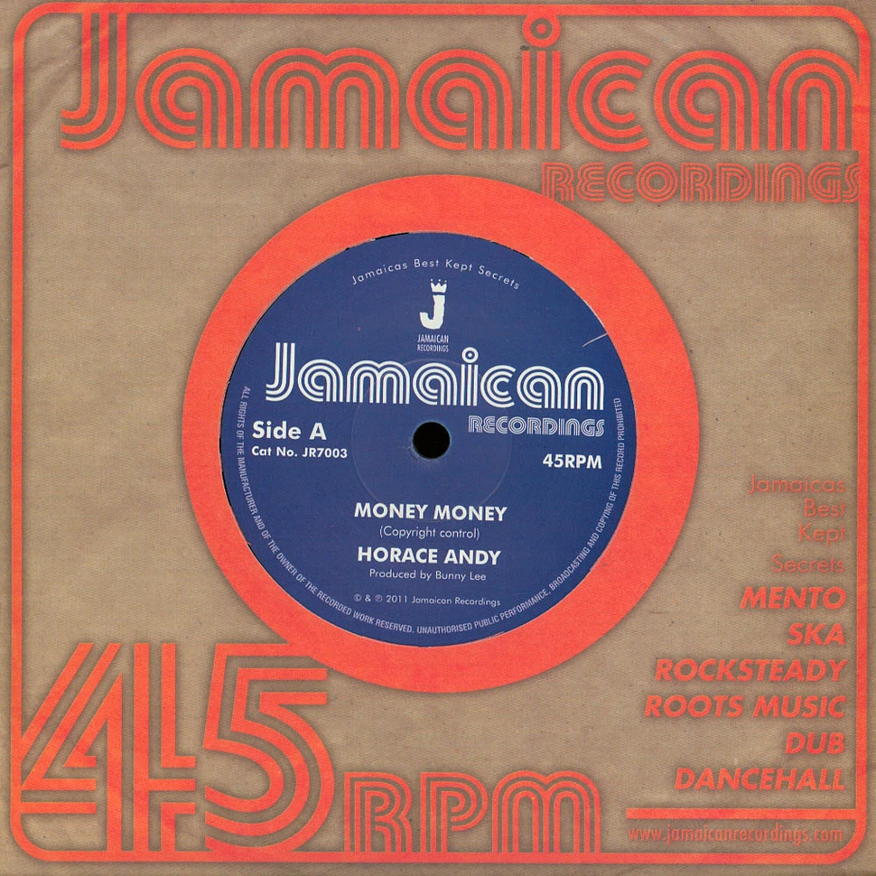 Horace Andy / King Tubby - Money Money / King Tubby