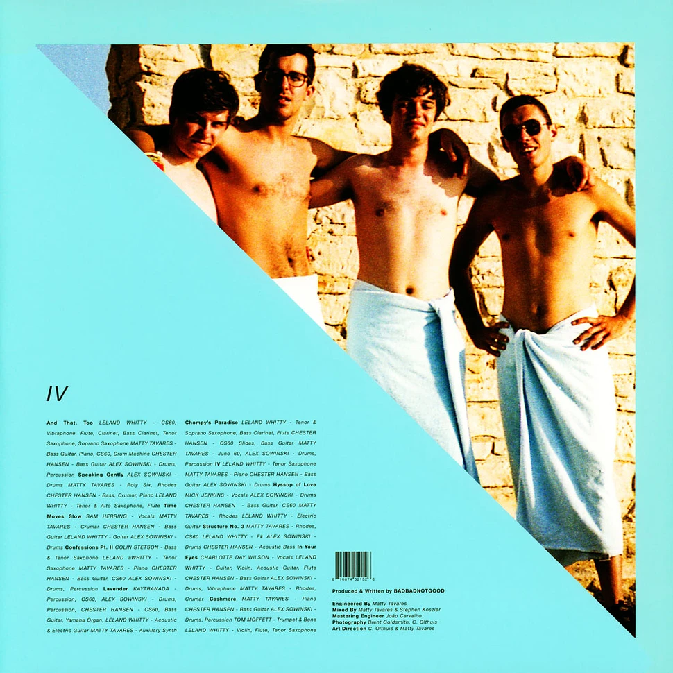 BBNG (BadBadNotGood) - IV HHV Exclusive Clear Blue Vinyl Edition