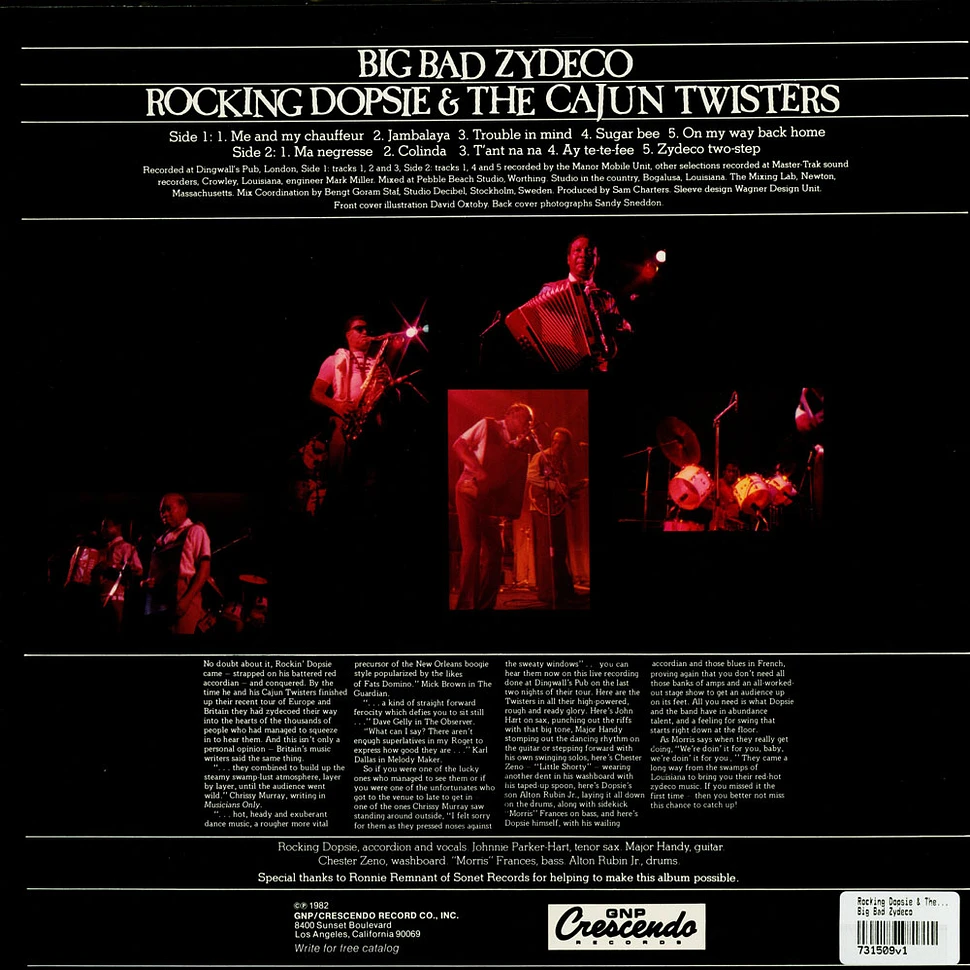 Rocking Dopsie & The Cajun Twisters - Big Bad Zydeco