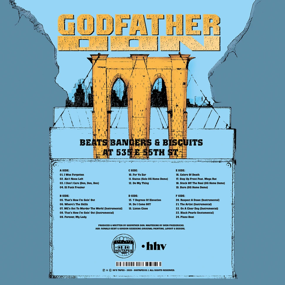 Godfather Don - Beats, Bangers & Biscuits At 535 E 55th St Gold Vinyl Edition