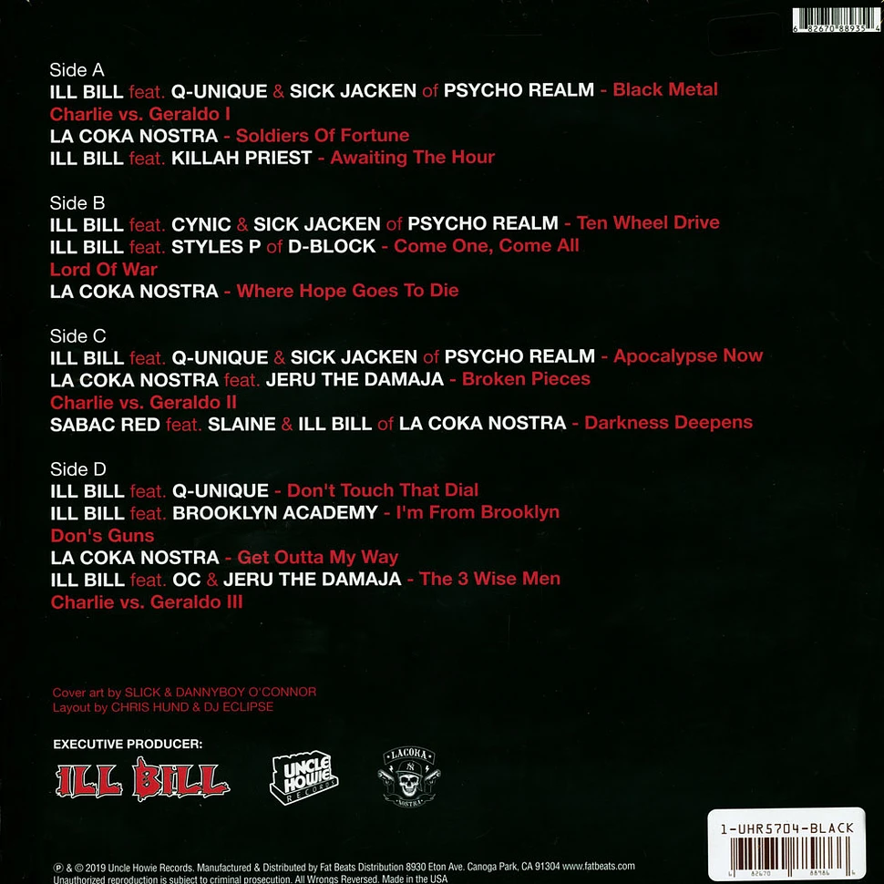 Ill Bill - Black Metal Black Vinyl Edition