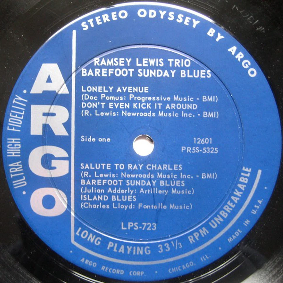 The Ramsey Lewis Trio - Barefoot Sunday Blues