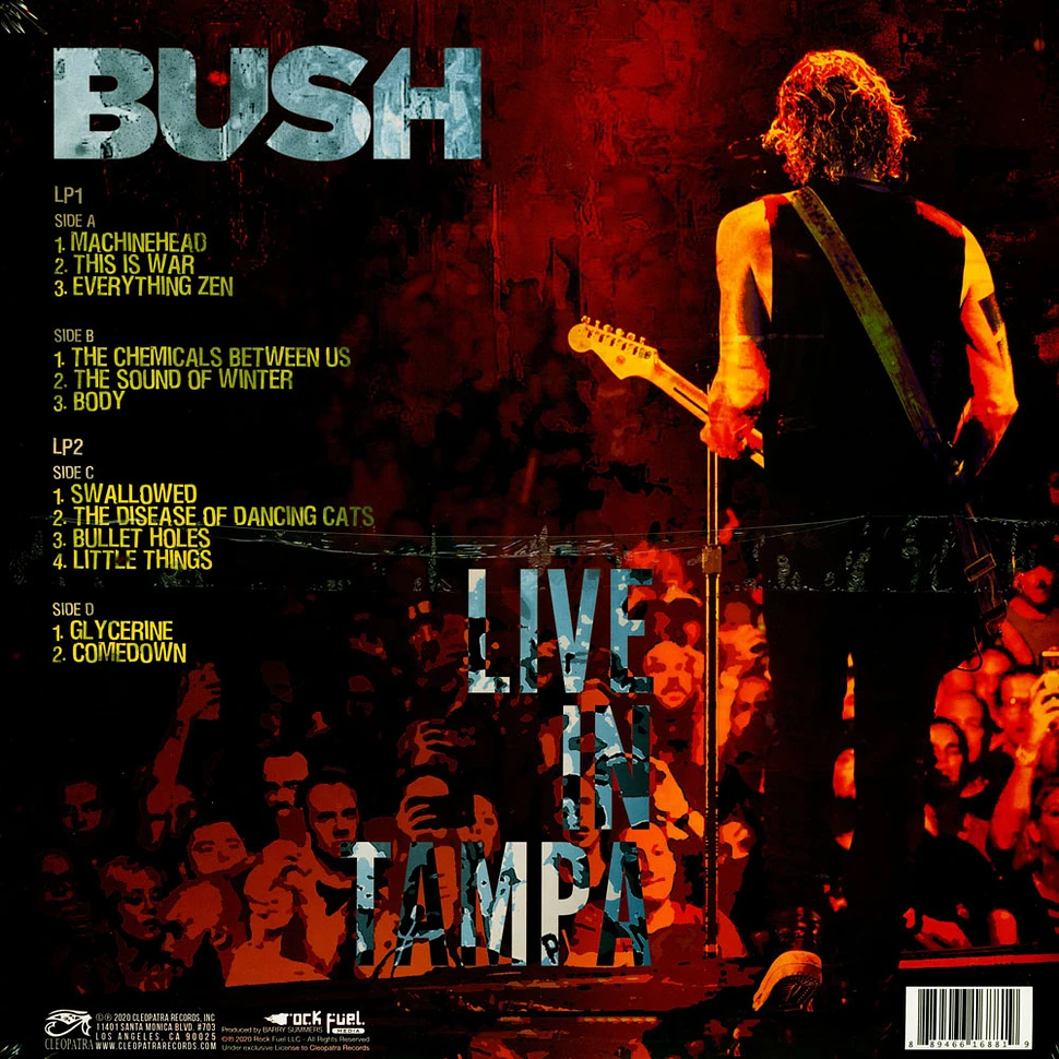 Bush - Live In Tampa Blue Vinyl Edition