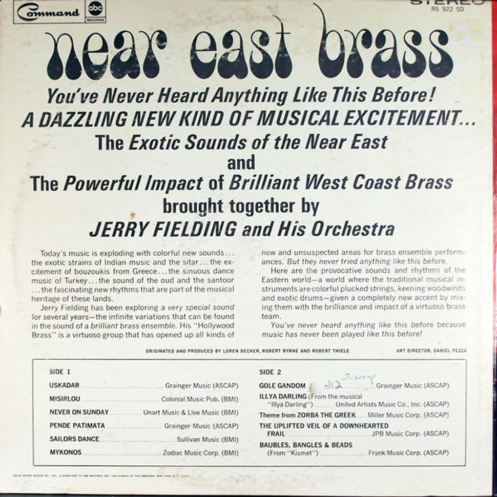 The Jerry Fielding Orchestra - Near East Brass