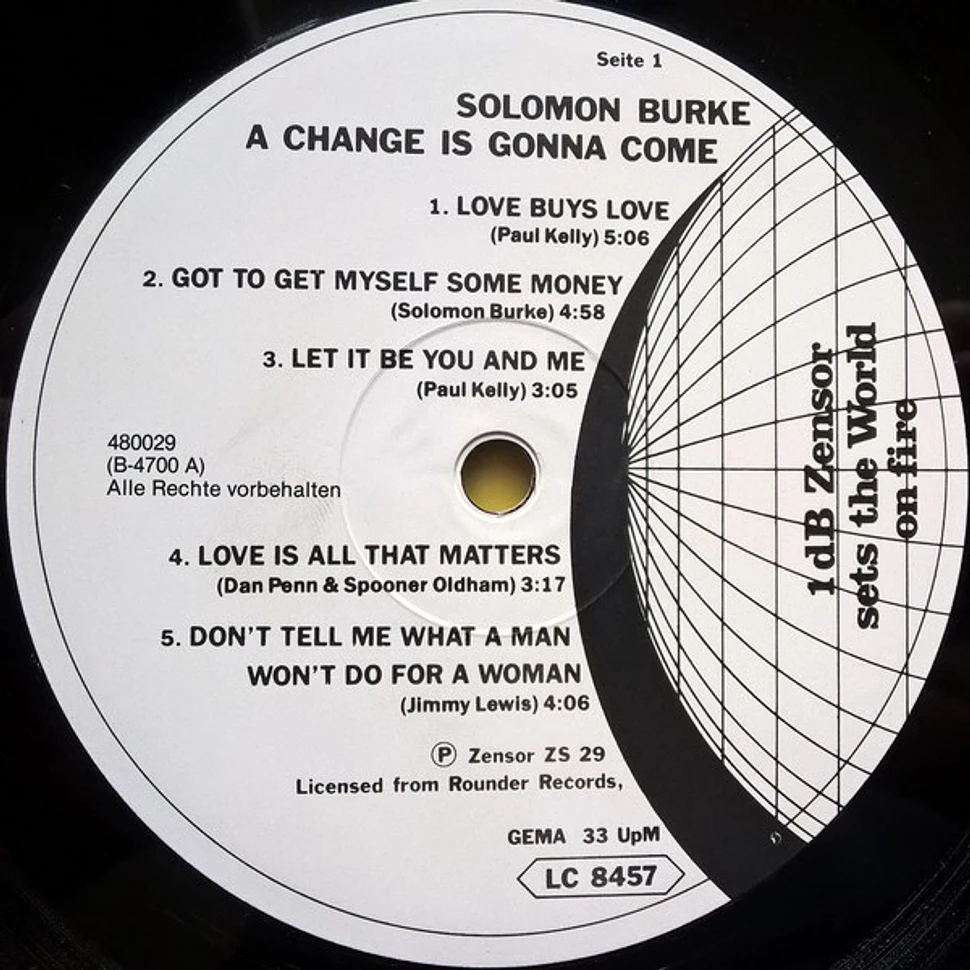 Solomon Burke - A Change Is Gonna Come