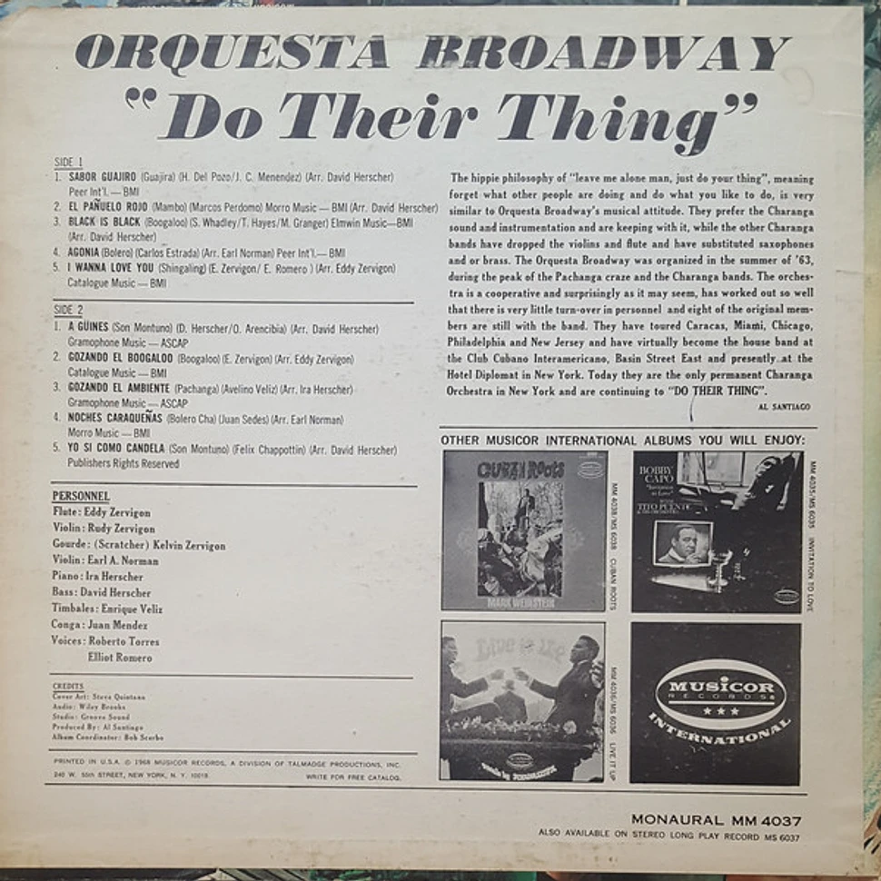 Orquesta Broadway - Do Their Thing