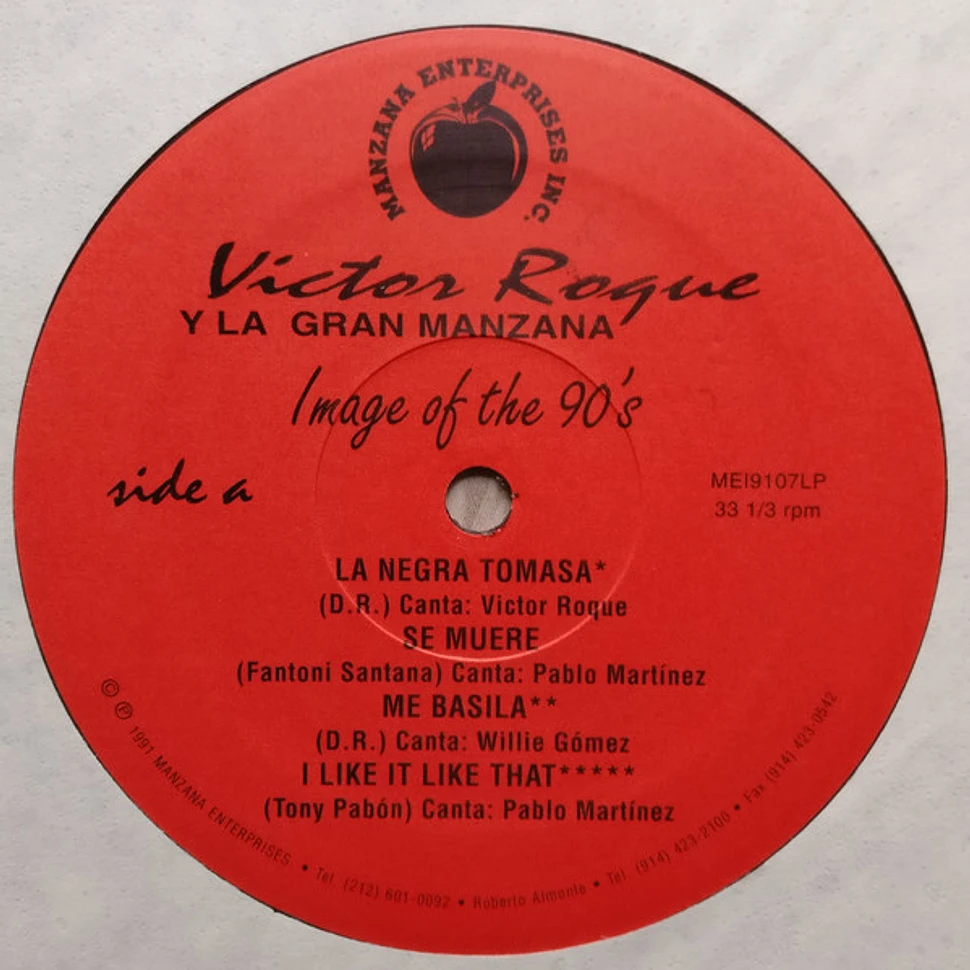 Victor Roque Y La Gran Manzana - Image Of The 90's