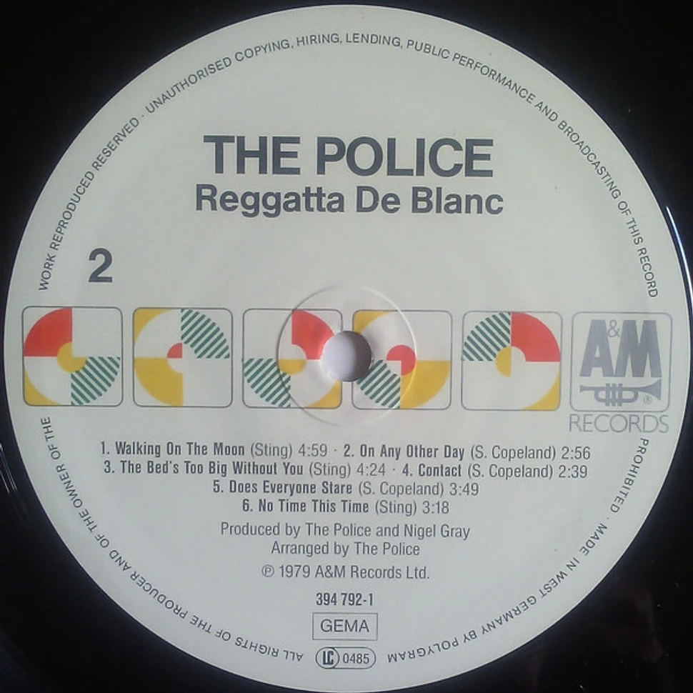 The Police - Reggatta De Blanc