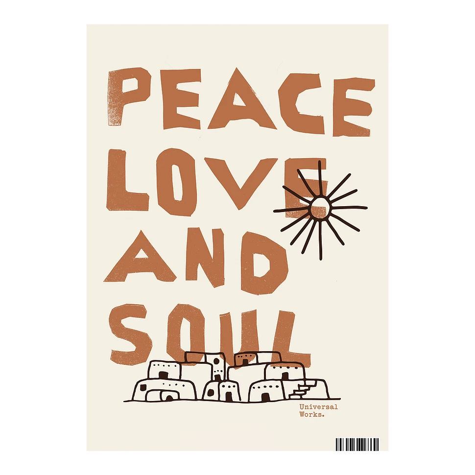Universal Works - Peace Love And Soul Poster