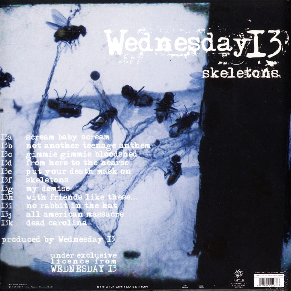Wednesday13 - Skeletons Blue Vinyl Edition