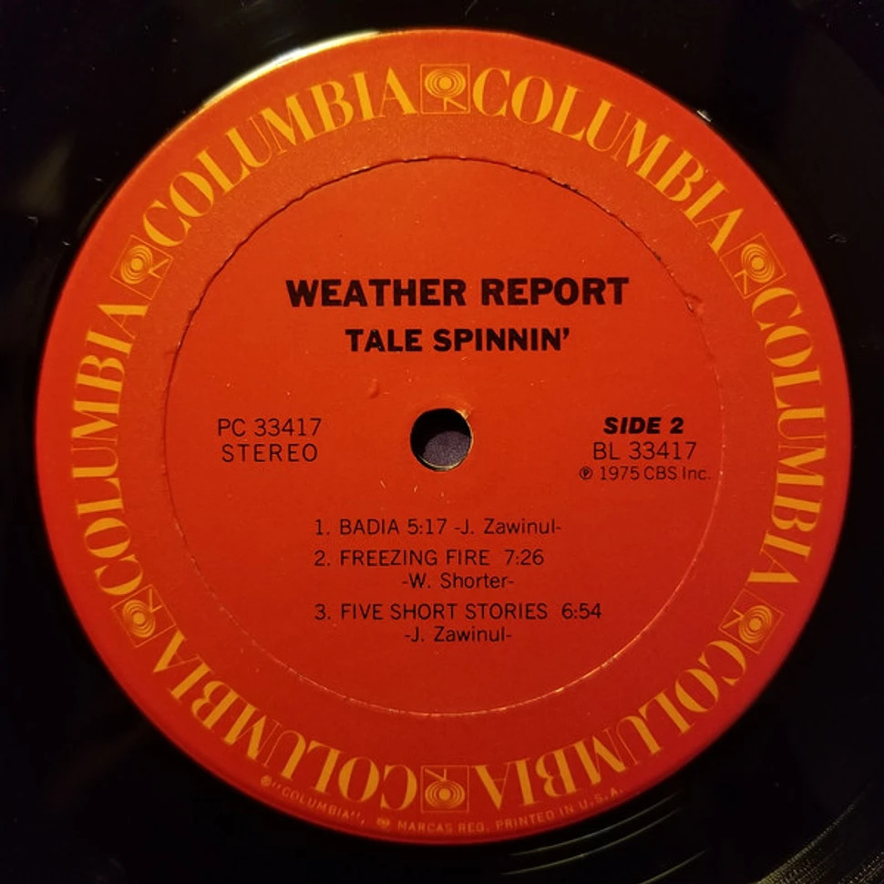 Weather Report - Tale Spinnin'