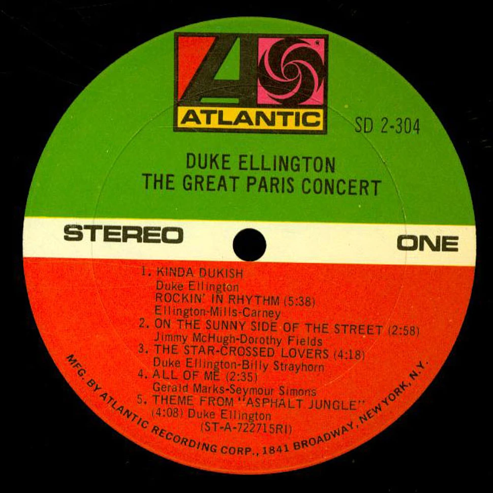 Duke Ellington - The Great Paris Concert