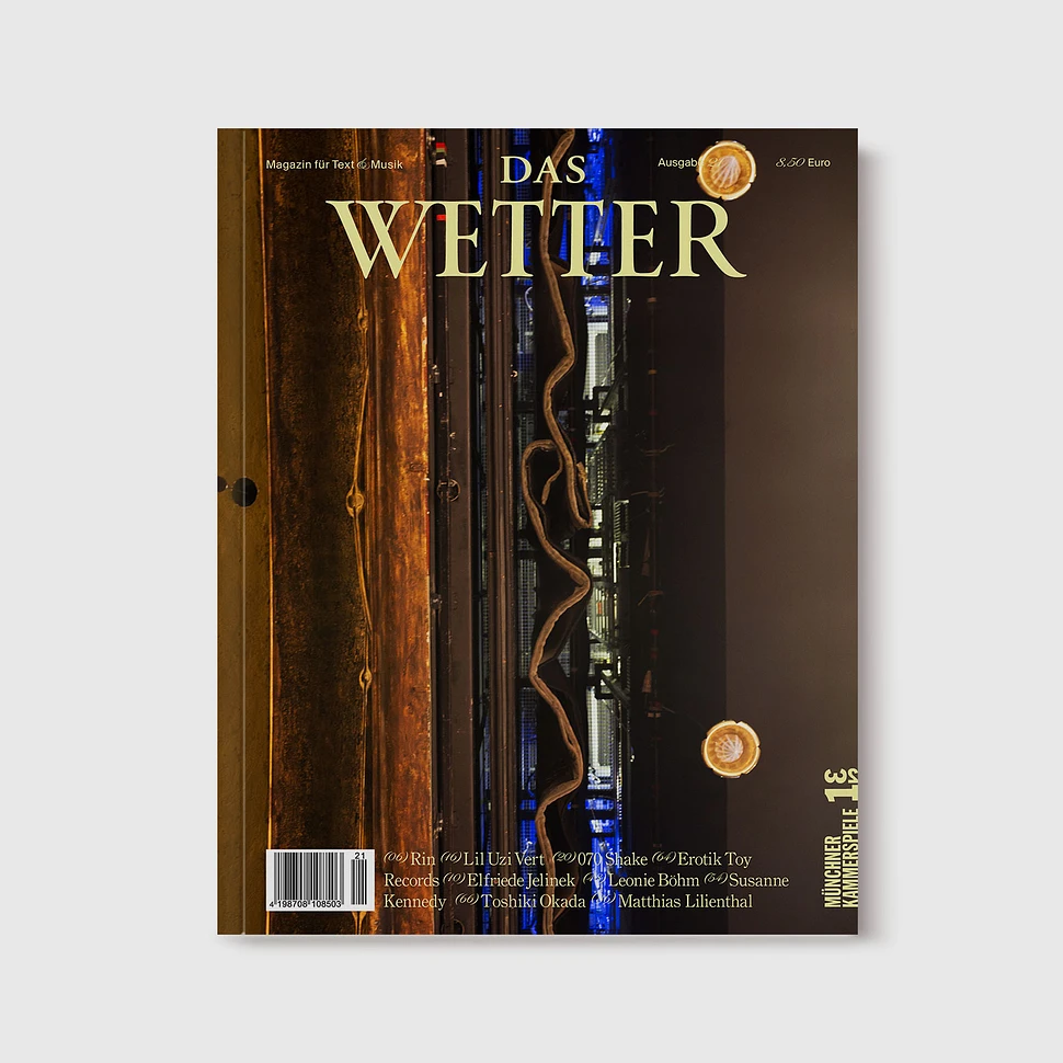 Das Wetter - Ausgabe 21 - Münchner Kammerspiele Cover