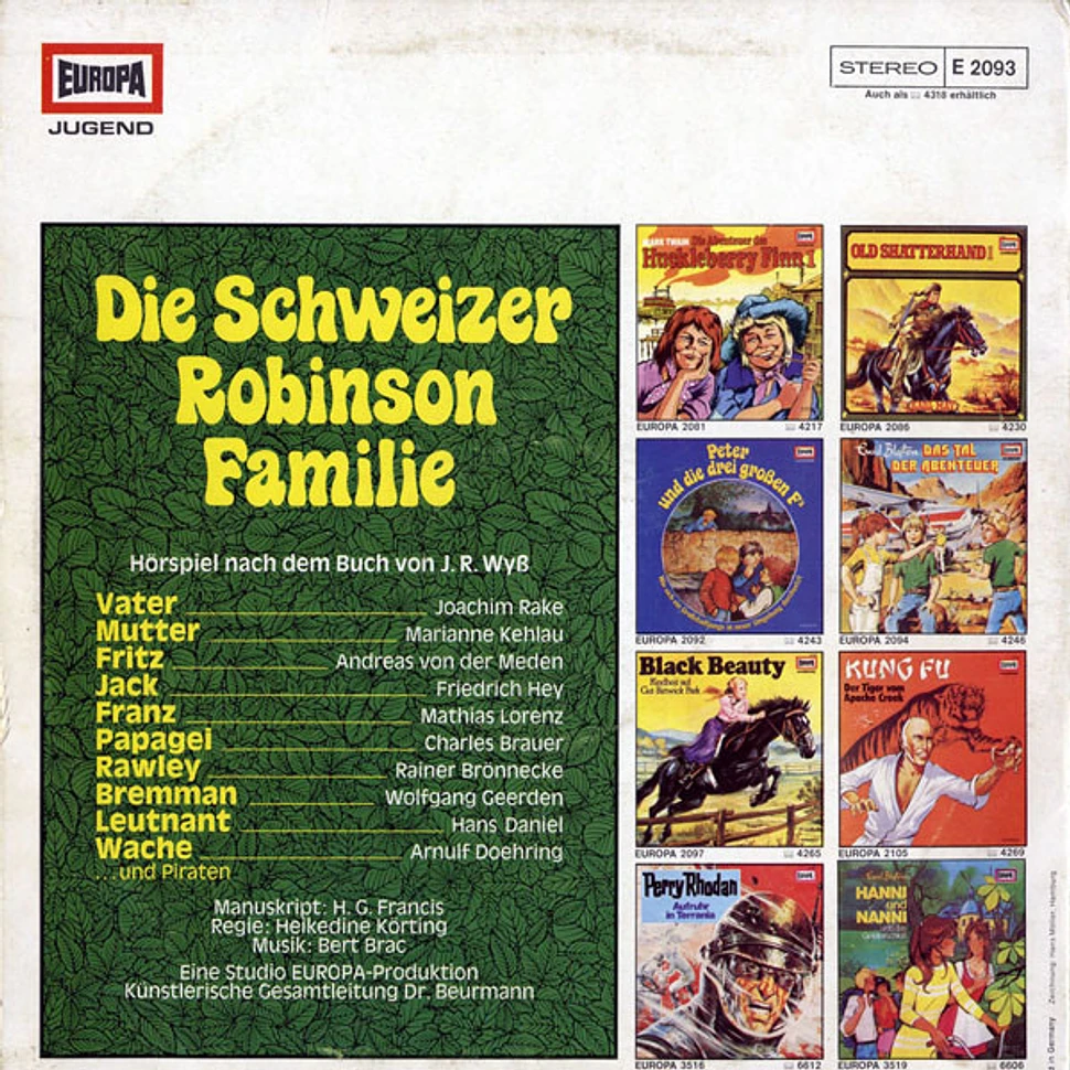 Johann David Wyss - Die Schweizer Familie Robinson