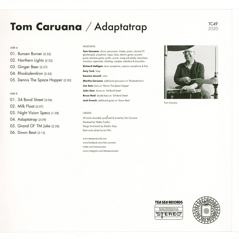 Tom Caruana - Adaptatrap Black Vinyl Edition