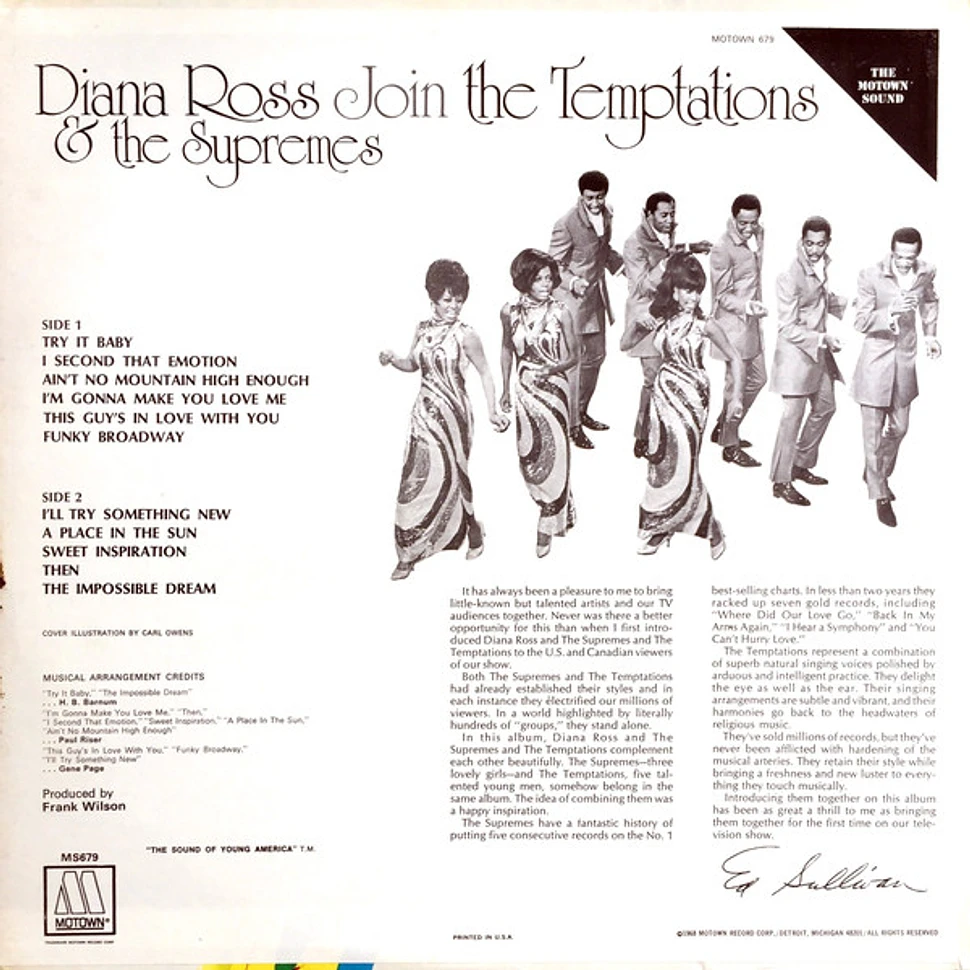 The Supremes & The Temptations - Diana Ross & The Supremes Join The Temptations