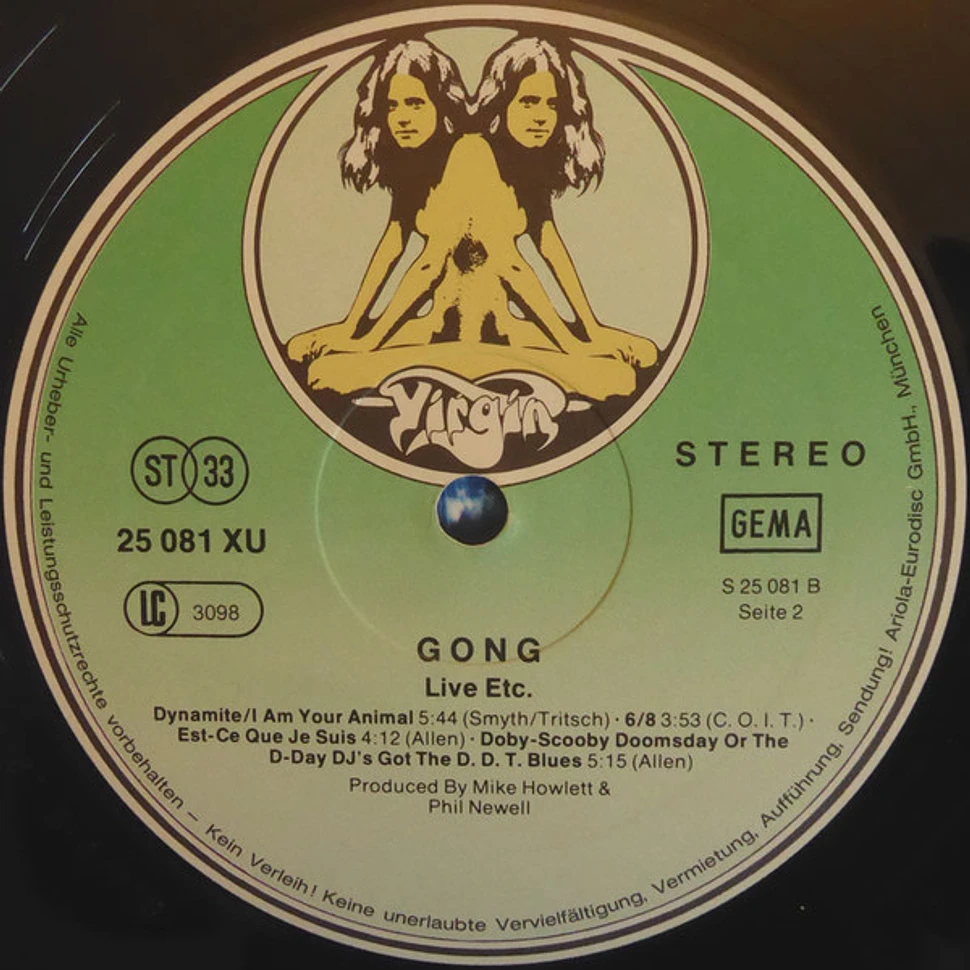 Gong - Live Etc.