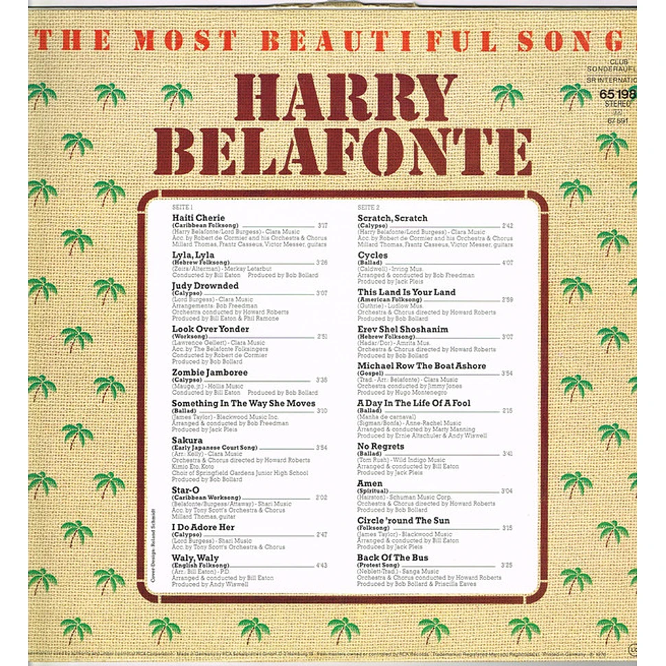 Harry Belafonte - The Most Beautiful Songs