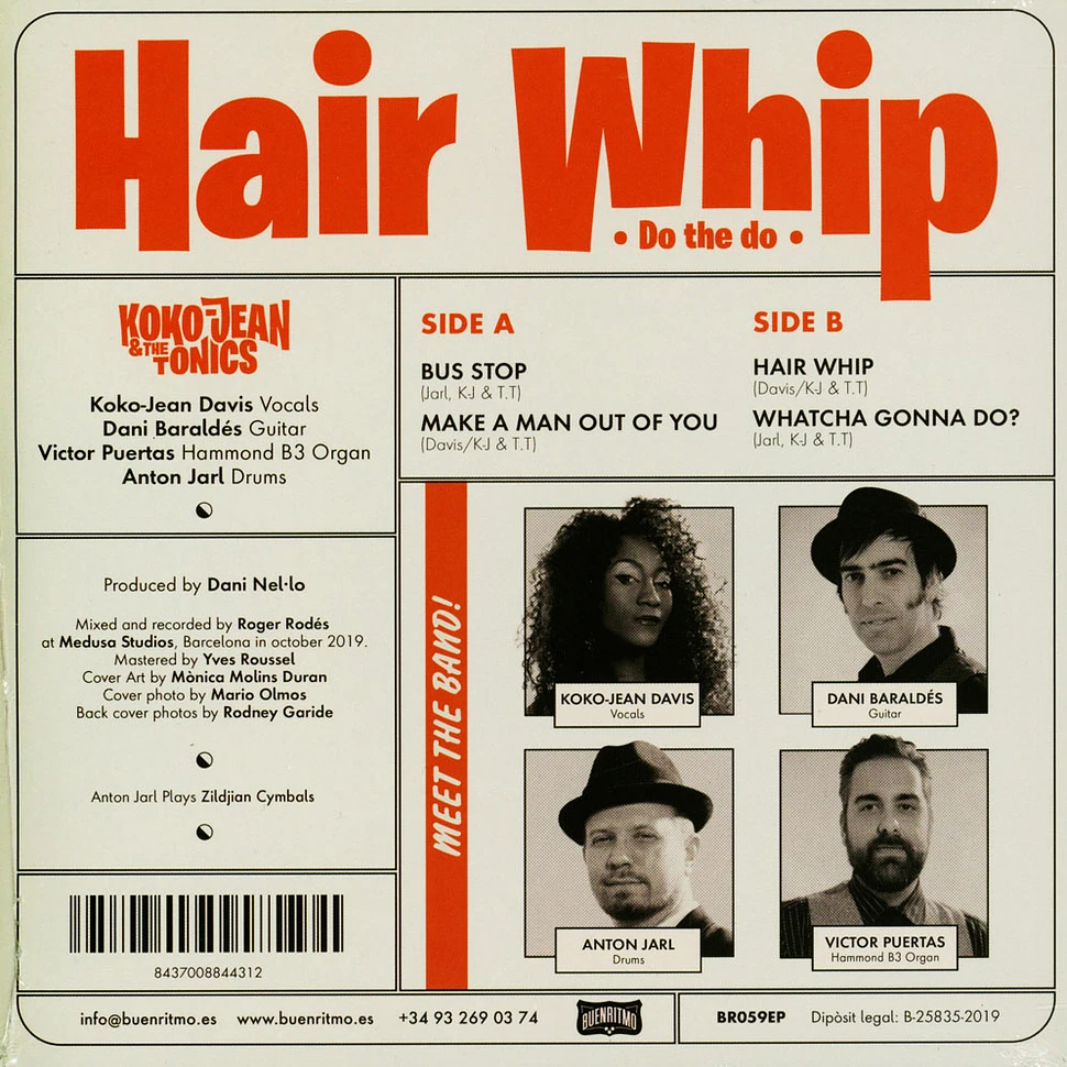 Koko-Jean & The Tonics - Hair Whip (Do The Do)