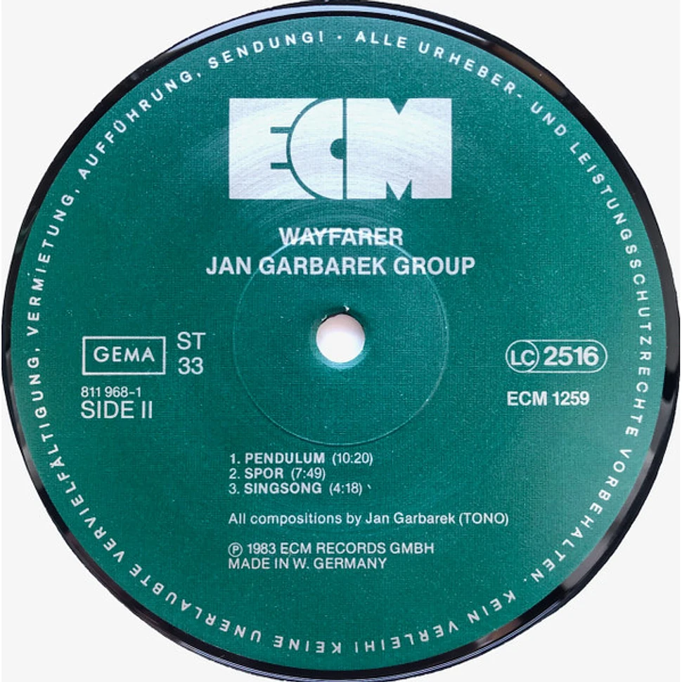 Jan Garbarek Group - Wayfarer