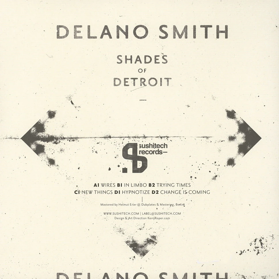 Delano Smith - Shades Of Detroit Sushitech 15th Anniversary Marbled Editon
