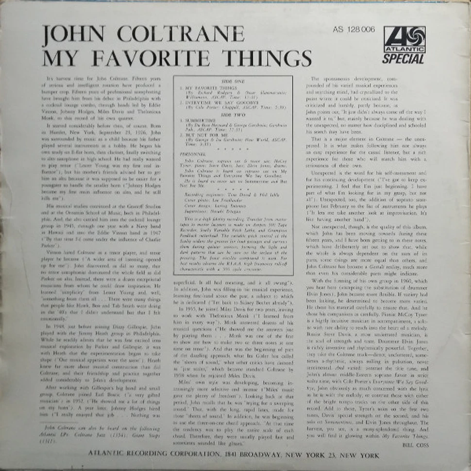 John Coltrane - My Favorite Things