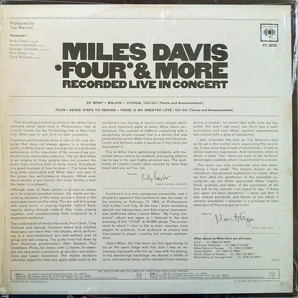 Miles Davis - 'Four' & More - Recorded Live In Concert