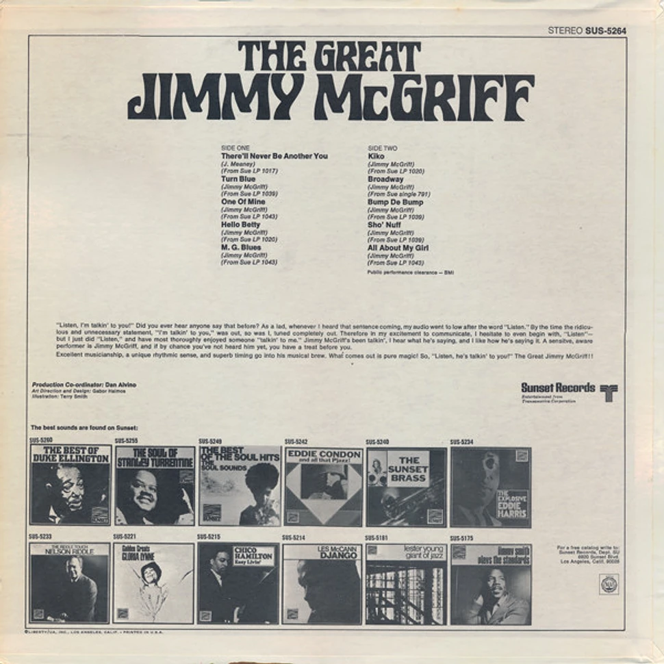 Jimmy McGriff - The Great Jimmy McGriff