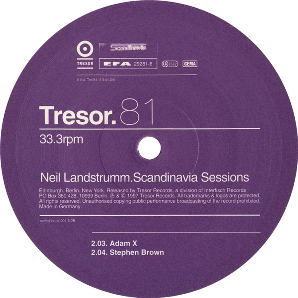 Neil Landstrumm - Scandinavia Sessions