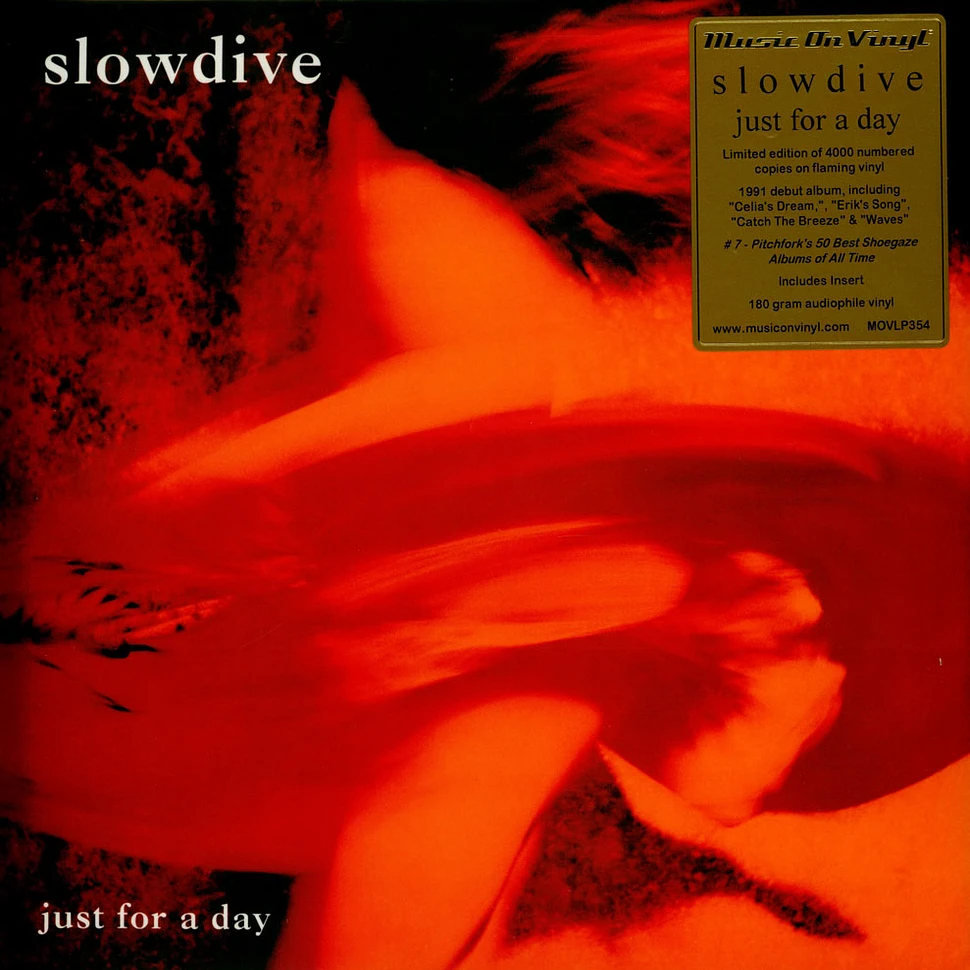 Slowdive - Just For A Day Limited Numbered Orange Vinyl Edition