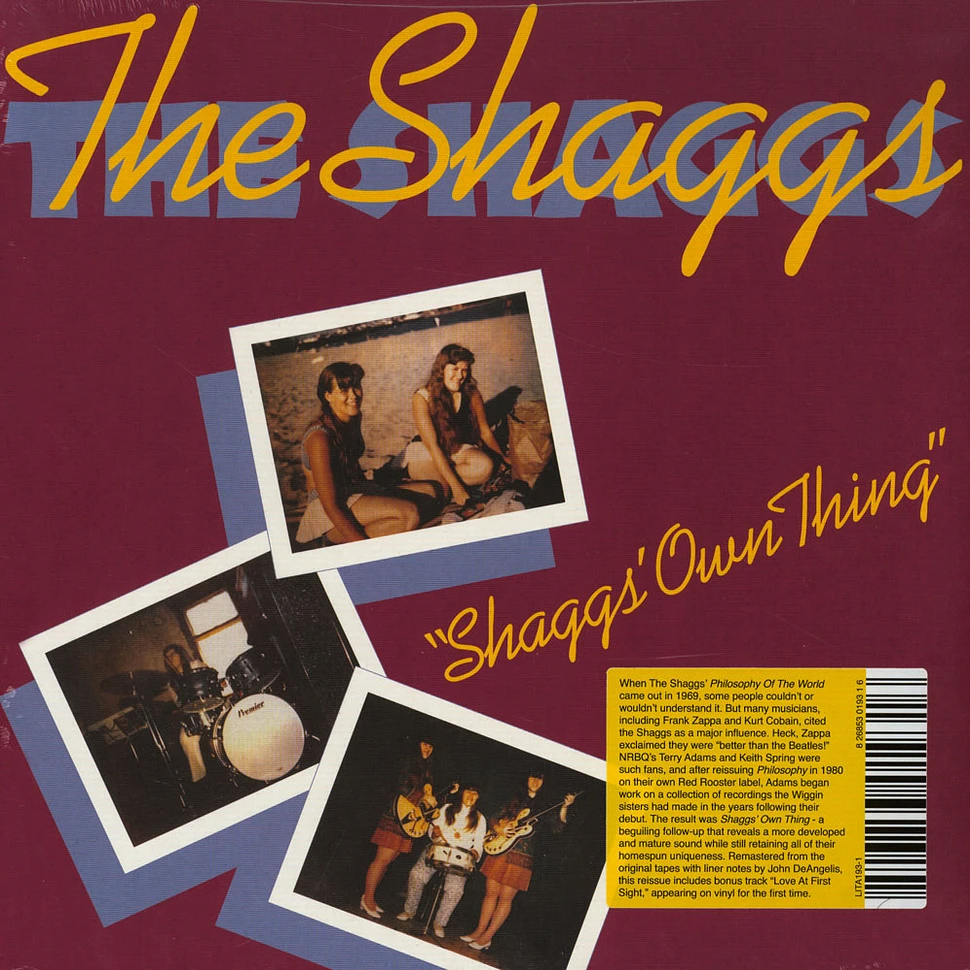 The Shaggs - Shagg's Own Thing Black Vinyl Edition
