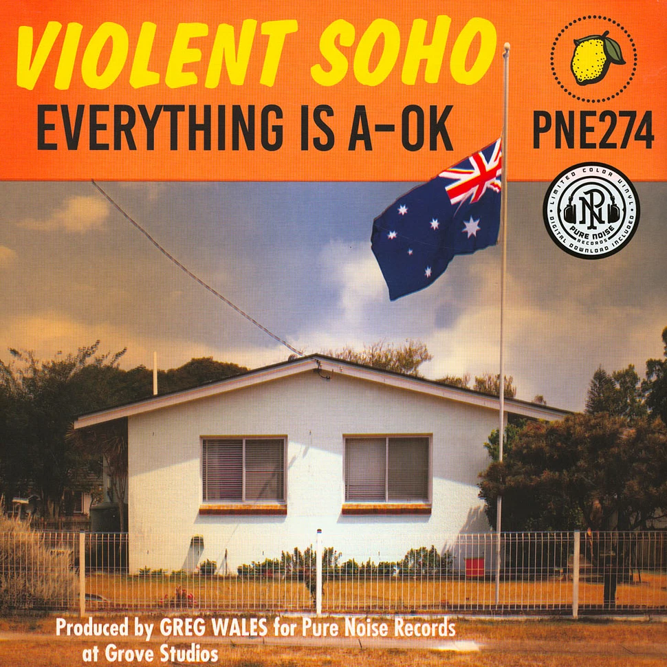 Violent Soho - Everything Is A-Ok Clear / Blue / Red Splatter Vinyl Edition
