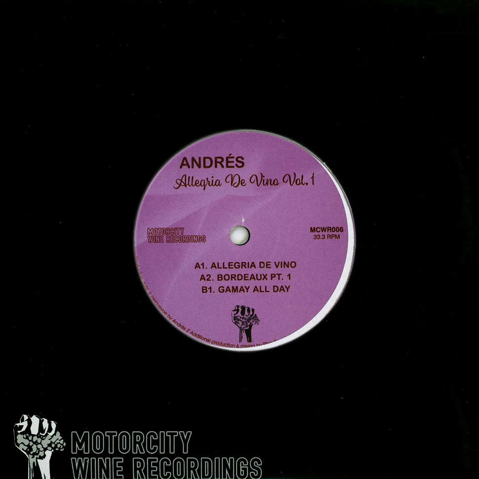 Andres (DJ Dez) - Allegria De Vino Volume 1
