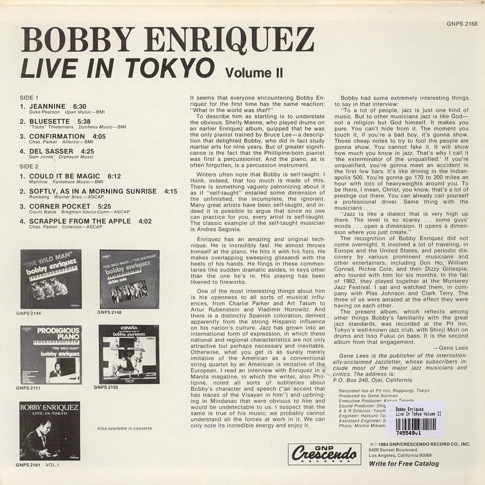 Bobby Enriquez - Live In Tokyo Volume II