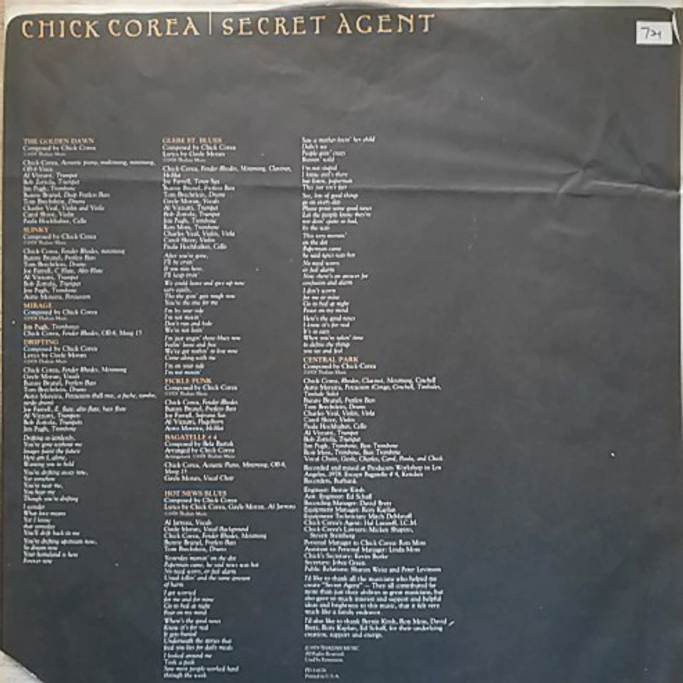 Chick Corea - Secret Agent