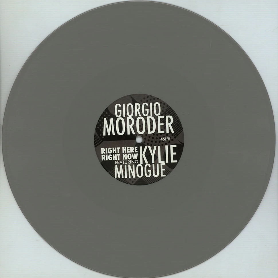 Giorgio Moroder & Kylie Minogue - Right Here Right Now Record Store Day 2020 Edition