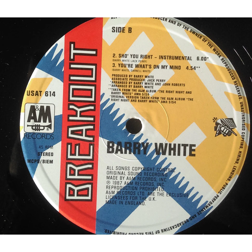 Barry White - Sho' You Right
