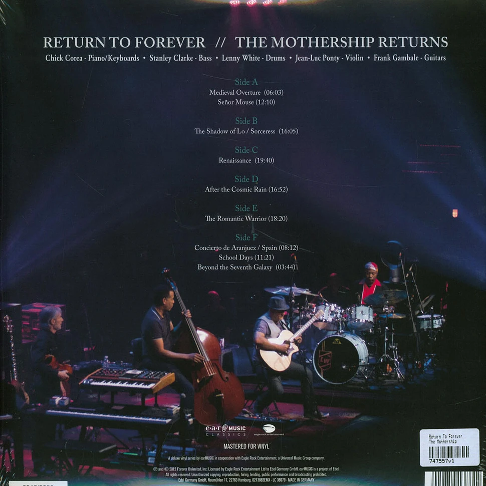 Return To Forever - The Mothership Returns