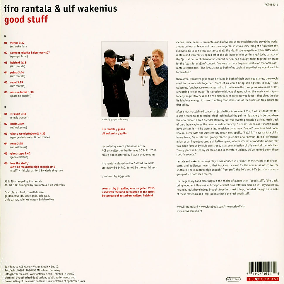 Iiro Rantala & Ulf Wakenius - Good Stuff