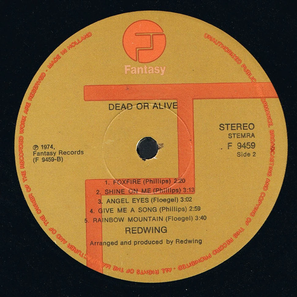 Redwing - Dead Or Alive