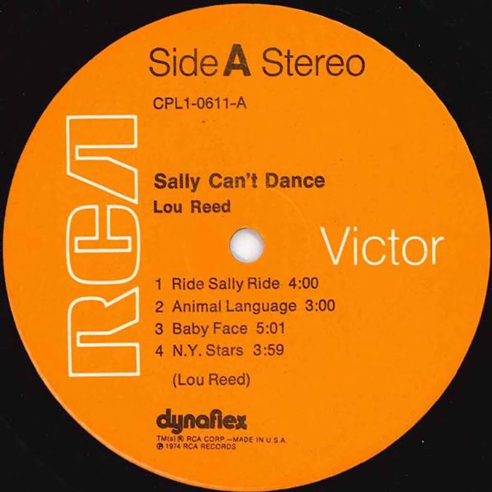 Lou Reed - Sally Can't Dance