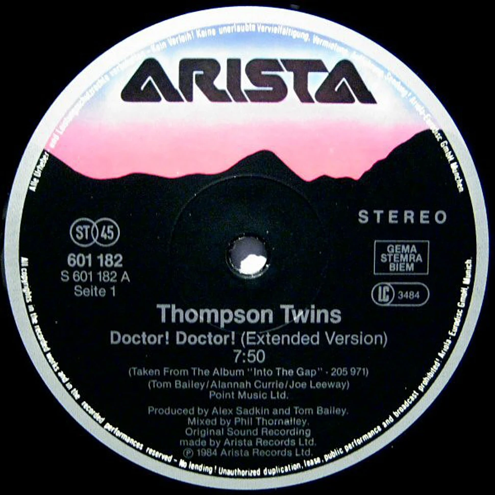 Thompson Twins - Doctor! Doctor!