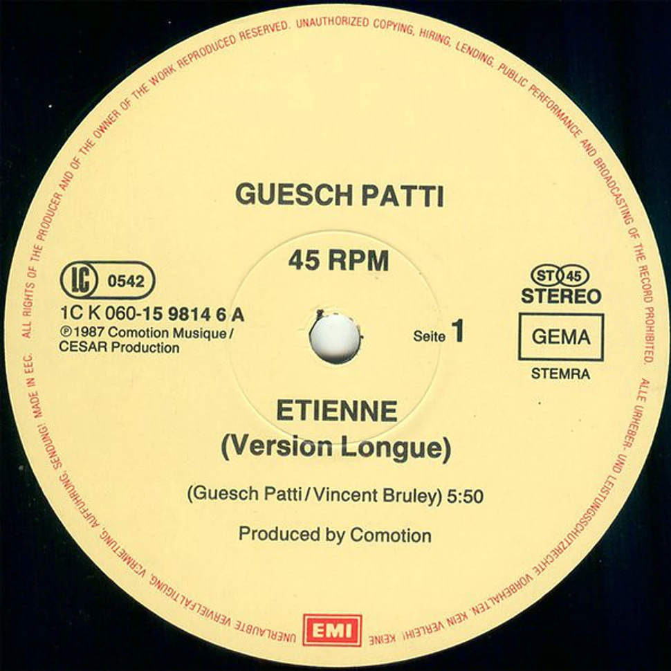 Guesch Patti - Etienne