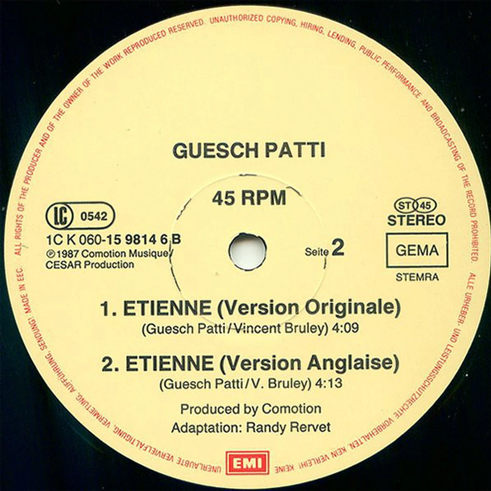 Guesch Patti - Etienne